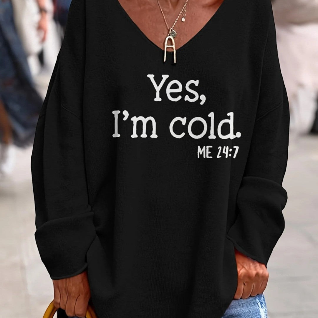 Women’s Casual V-Neck Sweater