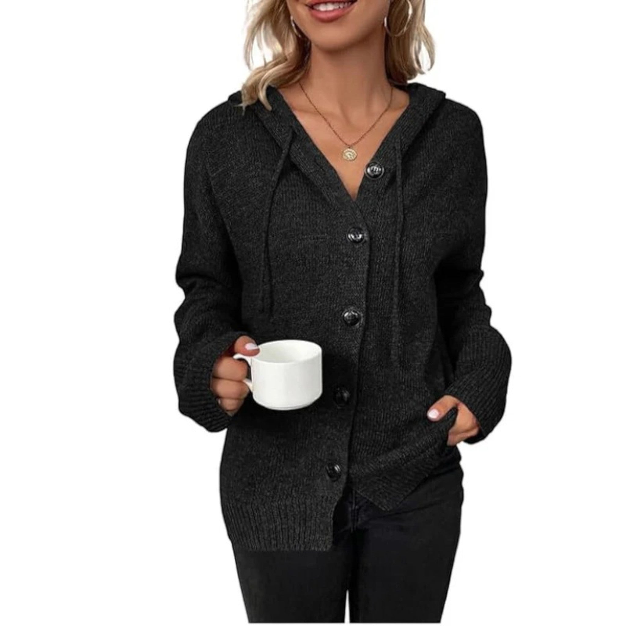 Women’s Hooded Knit Cardigan
