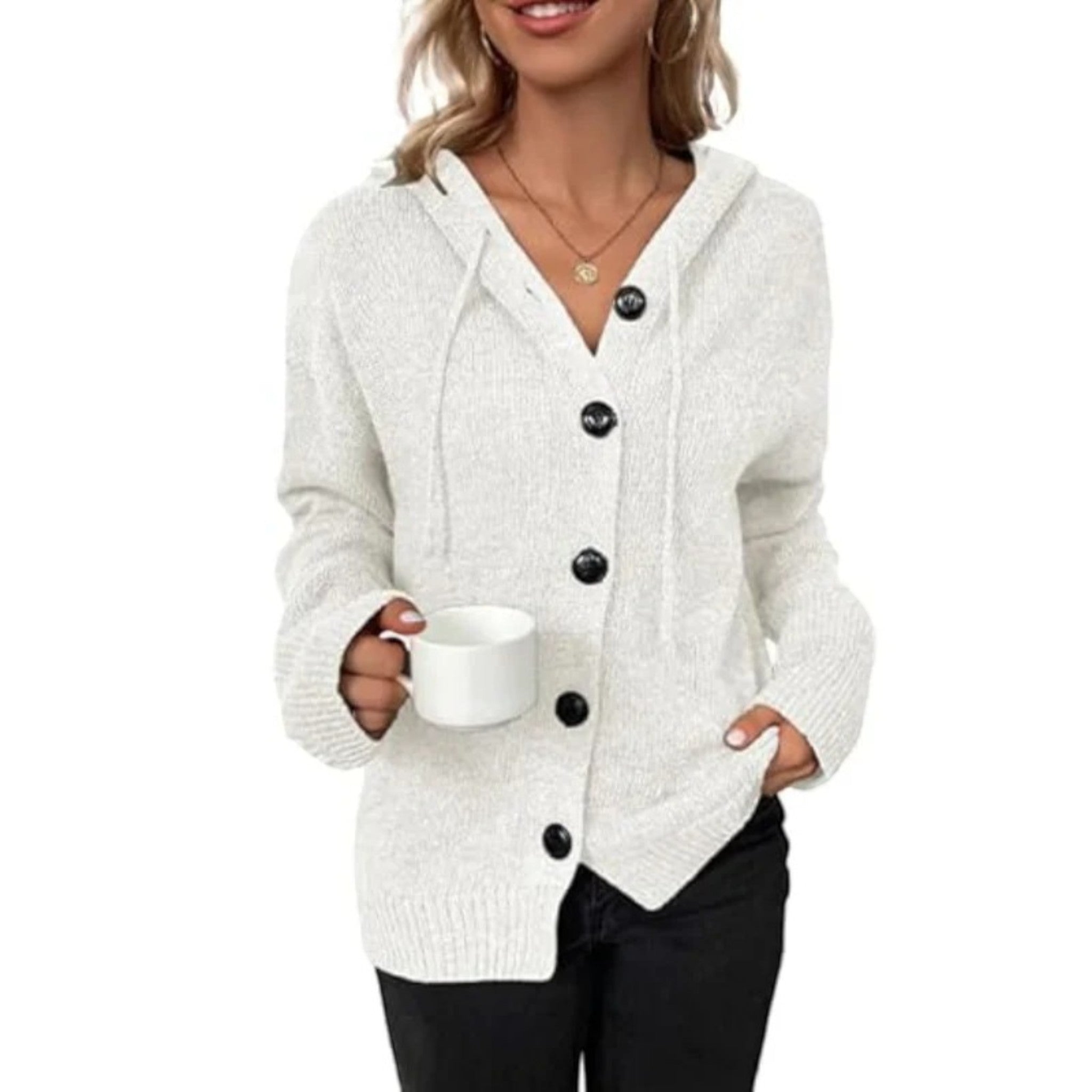 Women’s Hooded Knit Cardigan