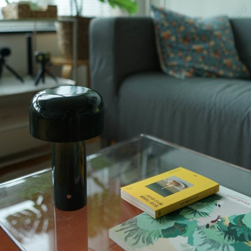Portable USB Rechargeable Touch Nightstand Lamp – Modern Living Room Decoration Light