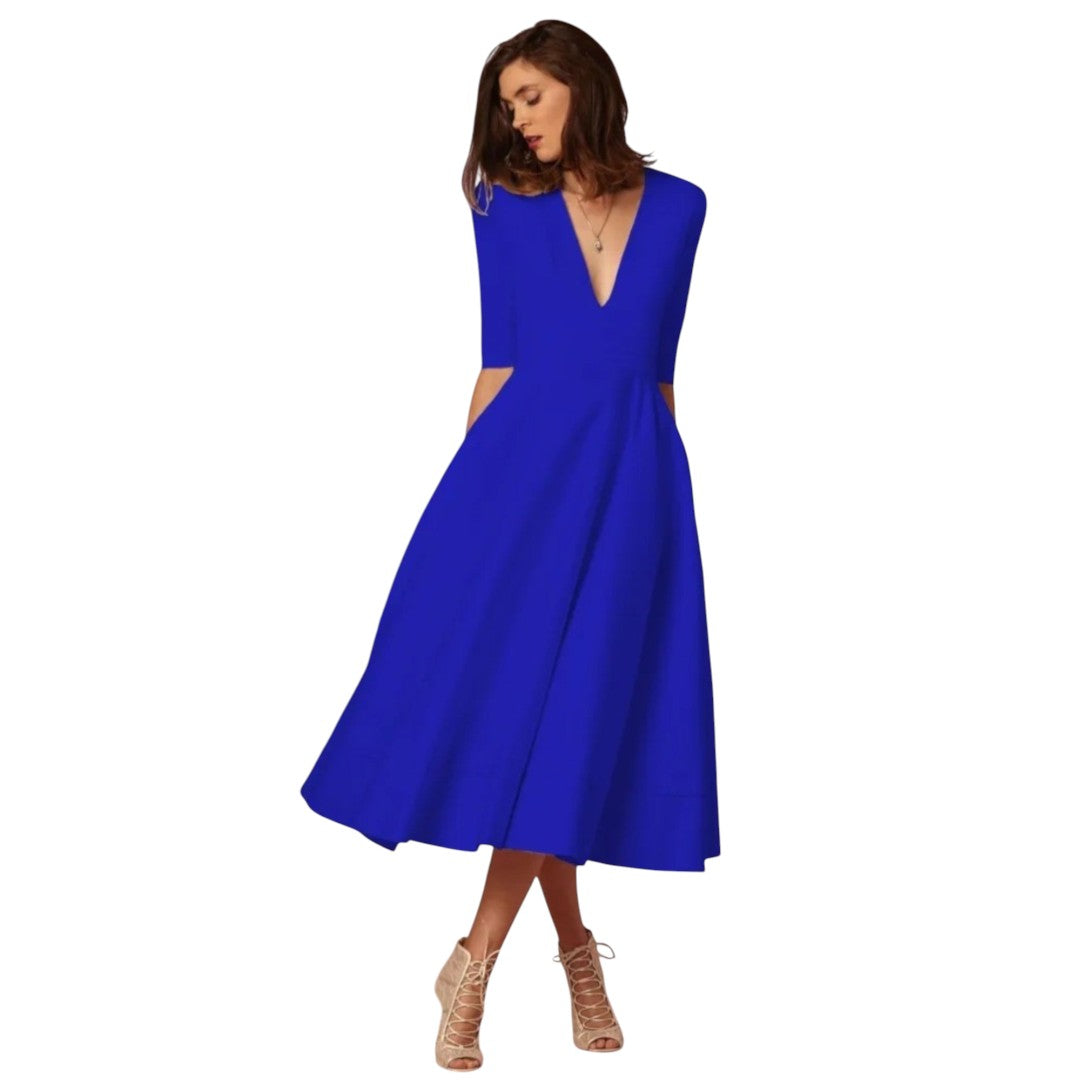 women’s evening midi dress