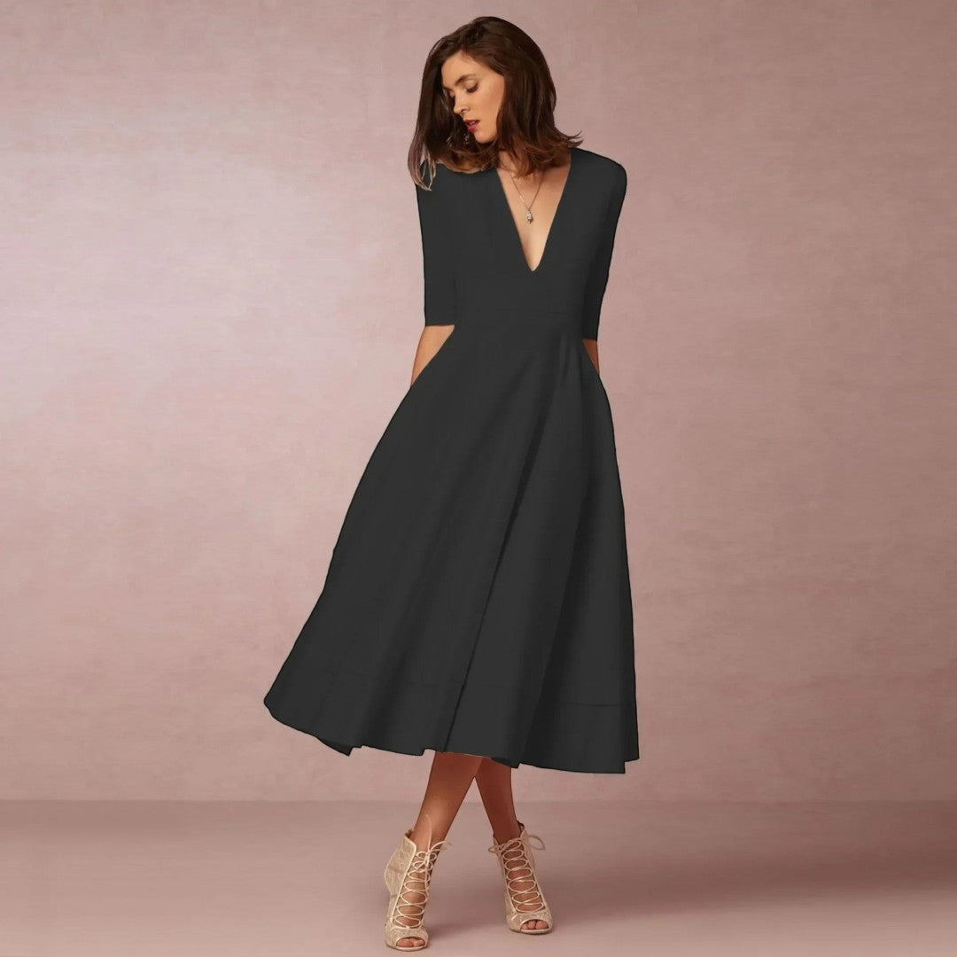 women’s evening midi dress