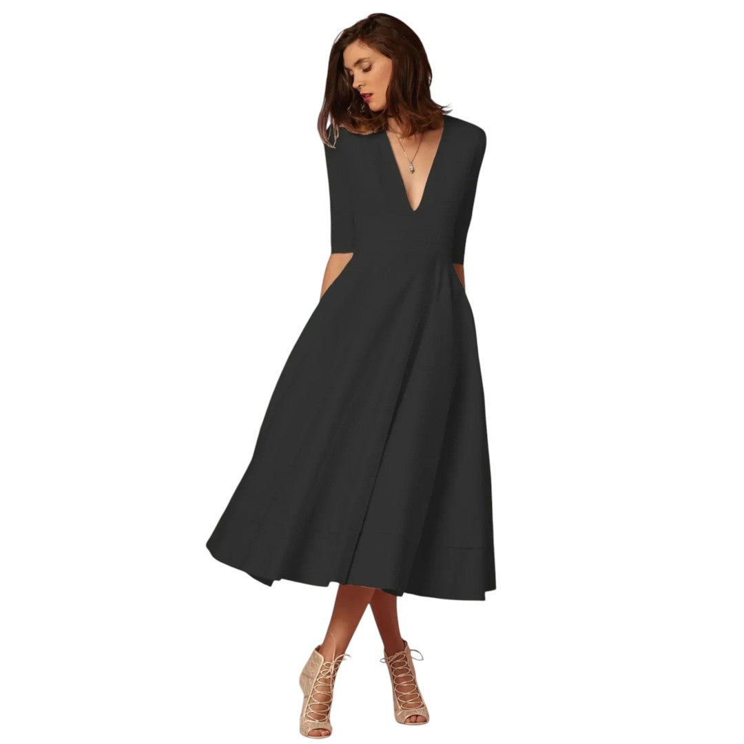 women’s evening midi dress