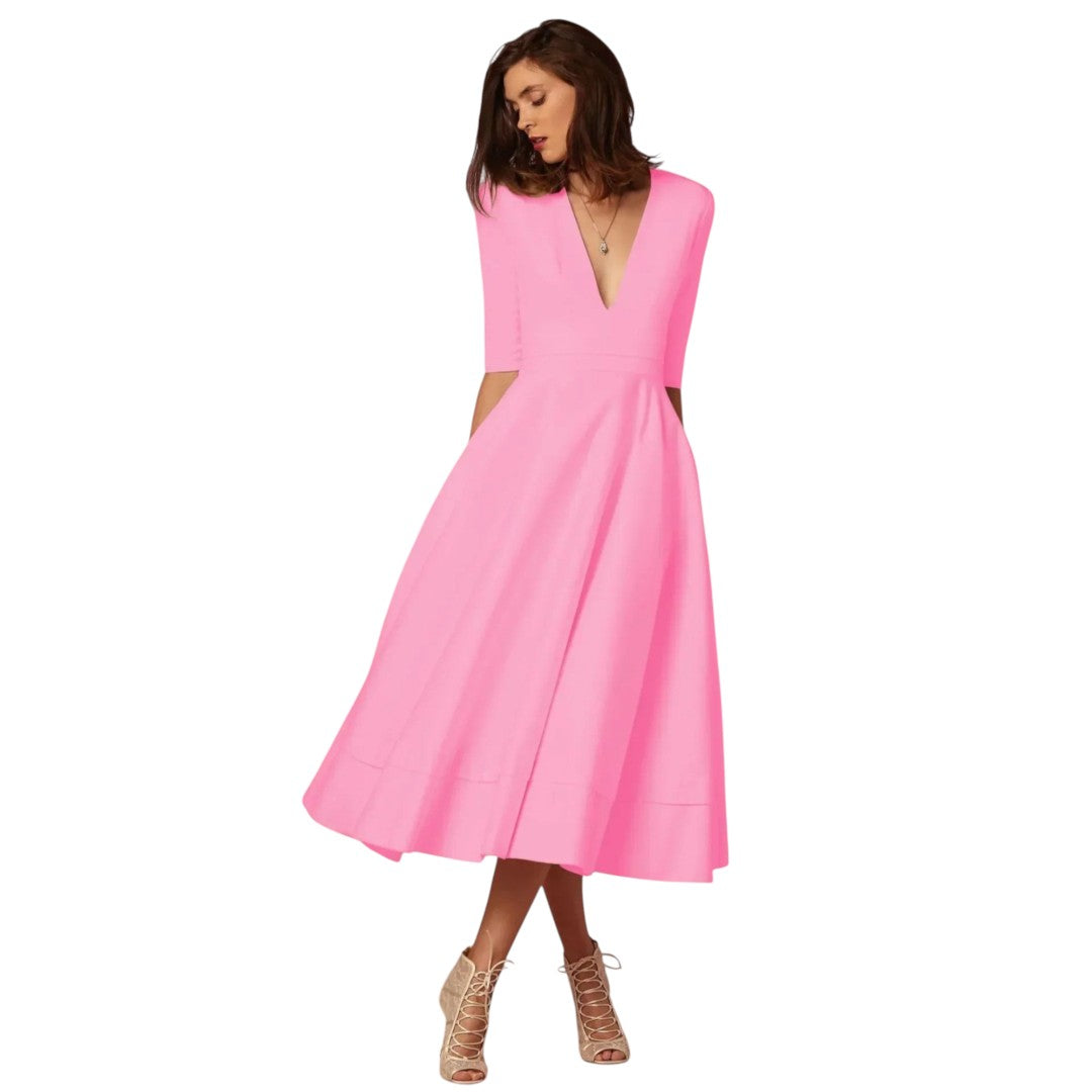 women’s evening midi dress