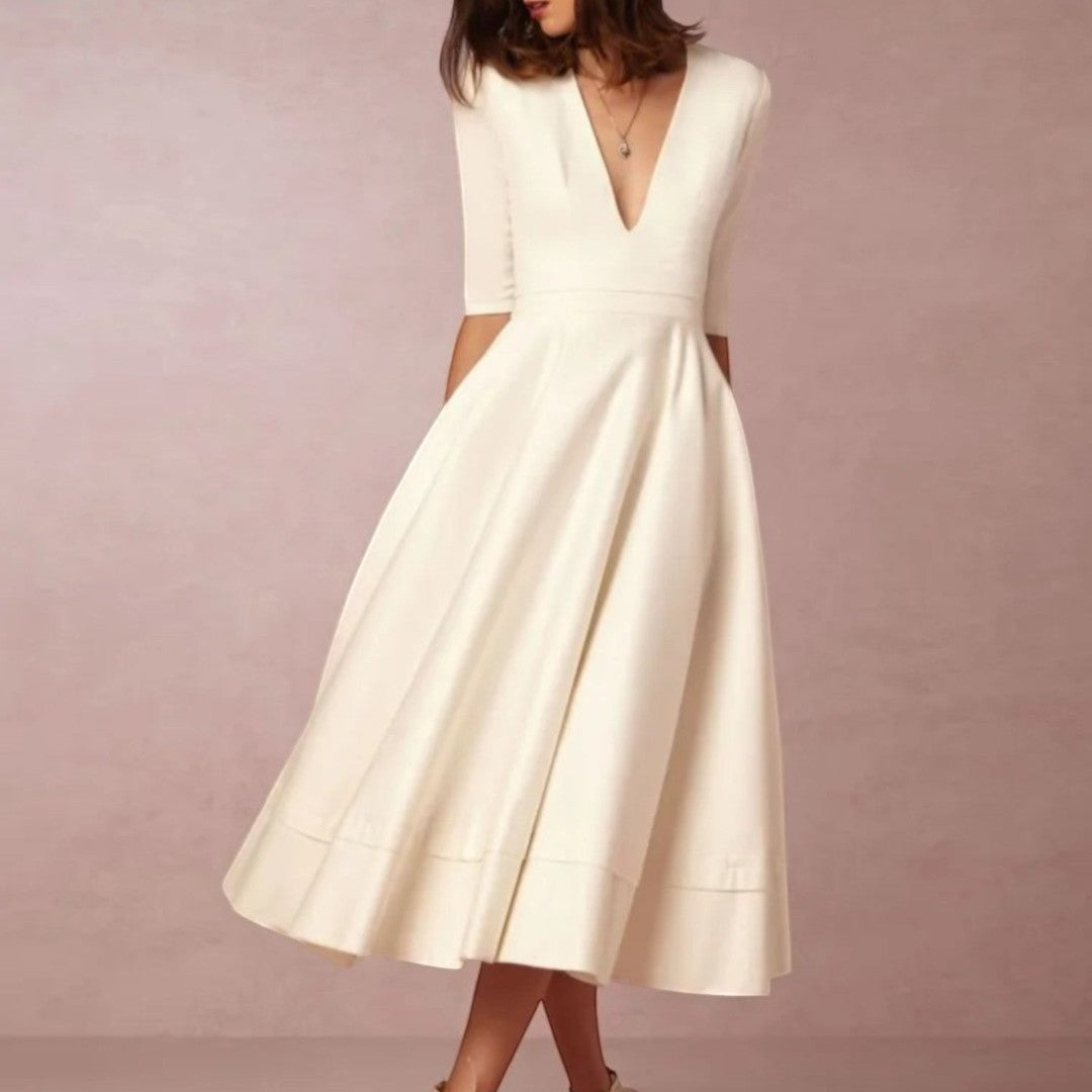 women’s evening midi dress