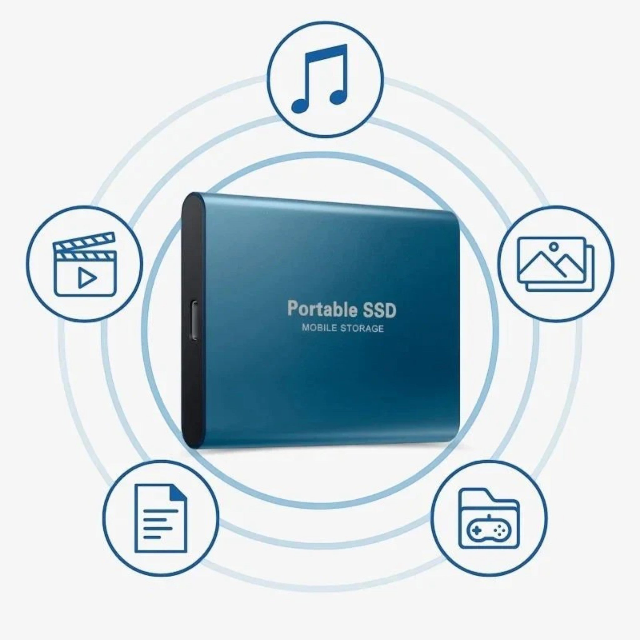 UltraDrive External SSD – High-Speed Portable Storage 16TB / 8TB / 4TB / 2TB / 1TB