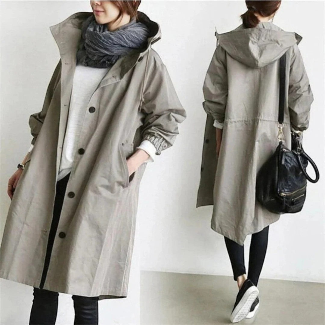 Women’s Trench Coat with Hood