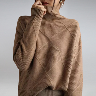 Anna - Cashmere Turtleneck Sweater