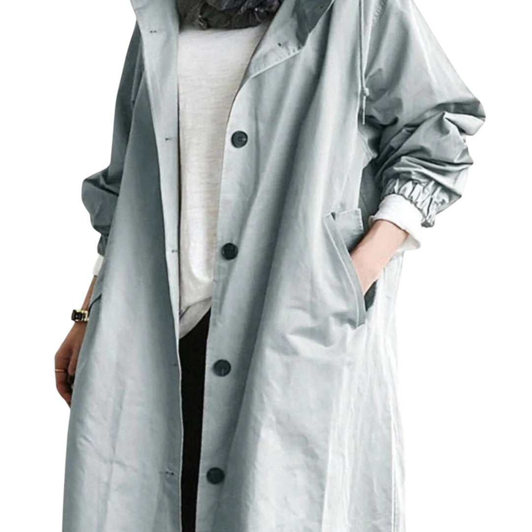 Women’s Trench Coat with Hood