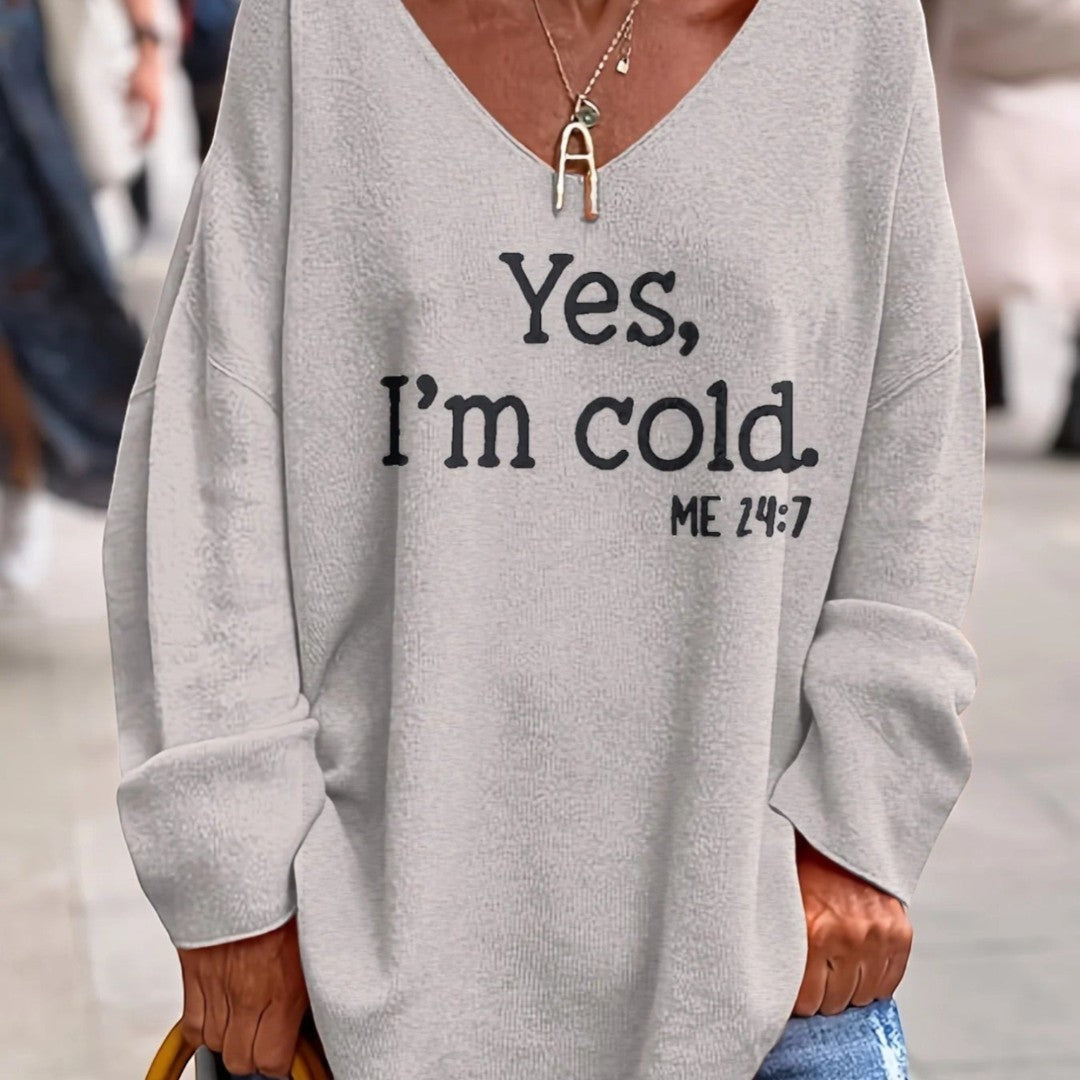 Women’s Casual V-Neck Sweater