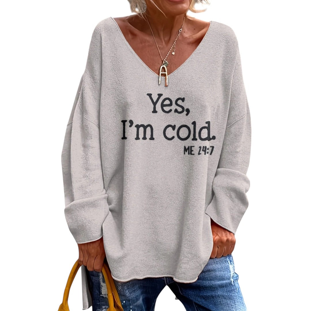 Women’s Casual V-Neck Sweater