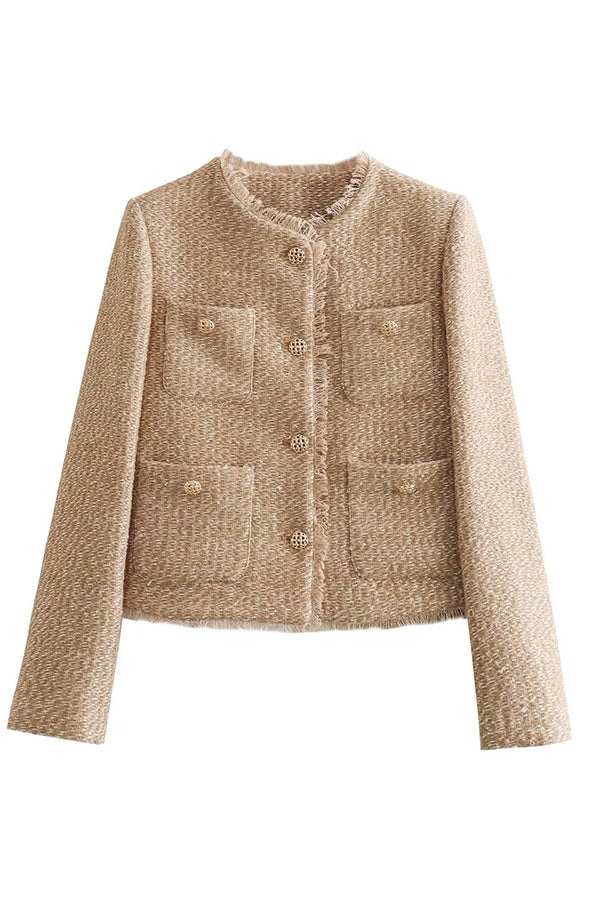 Ami - tweed jacket with buttons for women