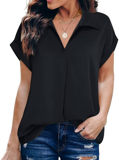 Chloe - casual turn down collar summer shirt