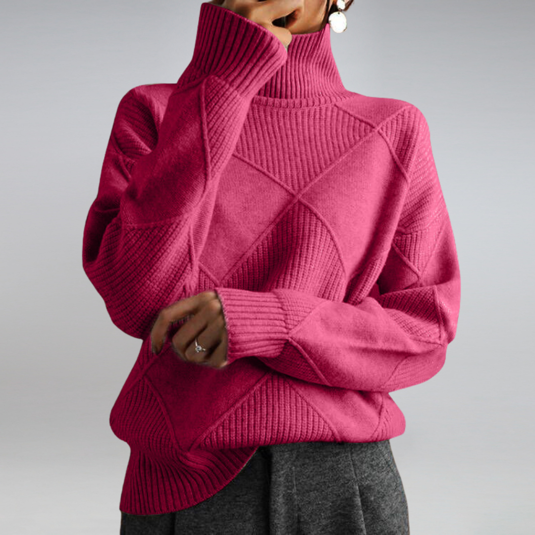 Anna - Cashmere Turtleneck Sweater