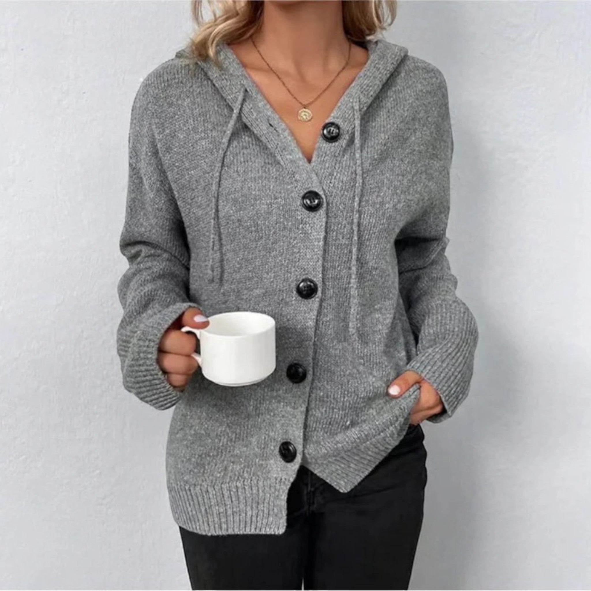 Women’s Hooded Knit Cardigan
