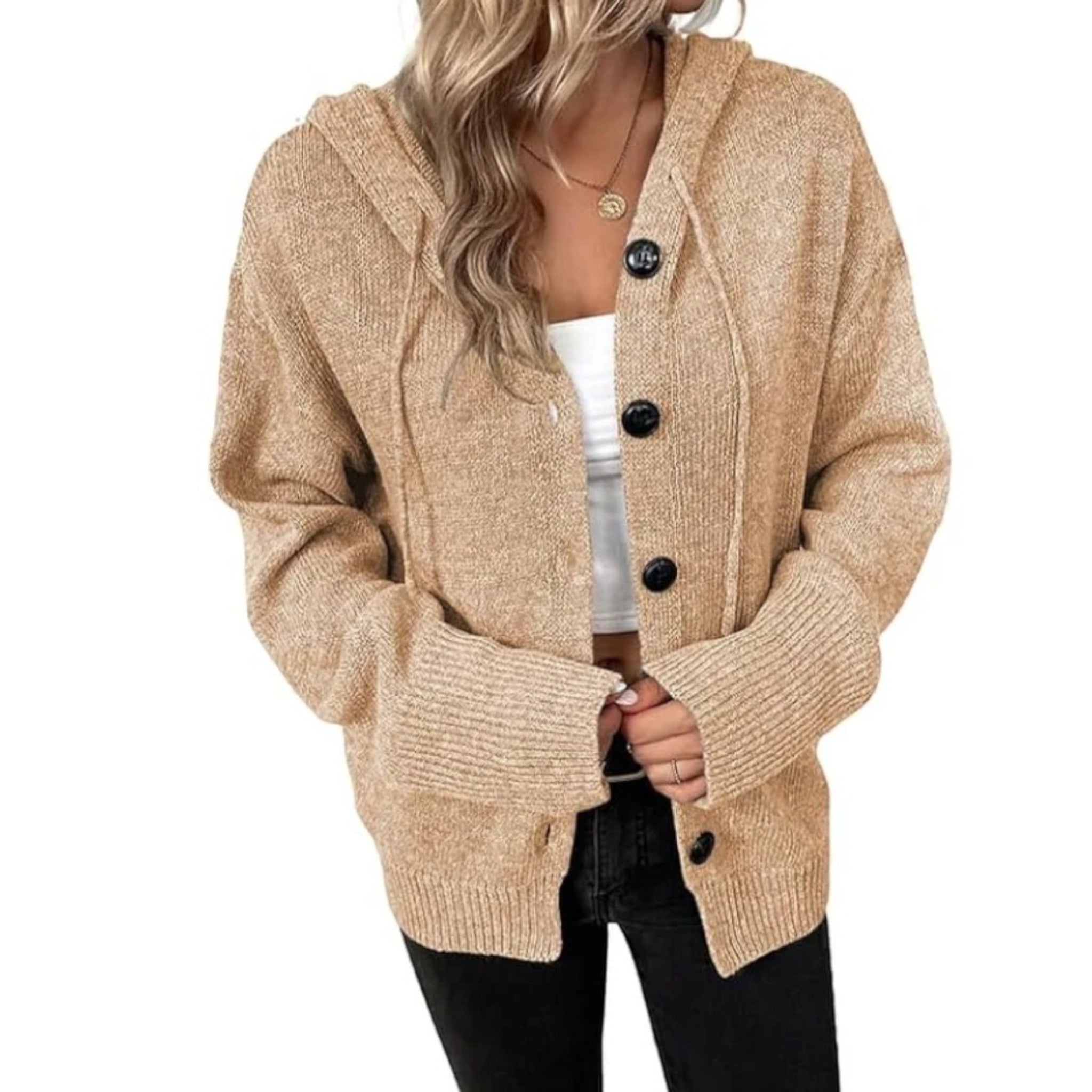 Women’s Hooded Knit Cardigan