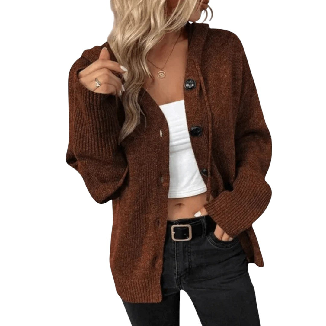 Women’s Hooded Knit Cardigan