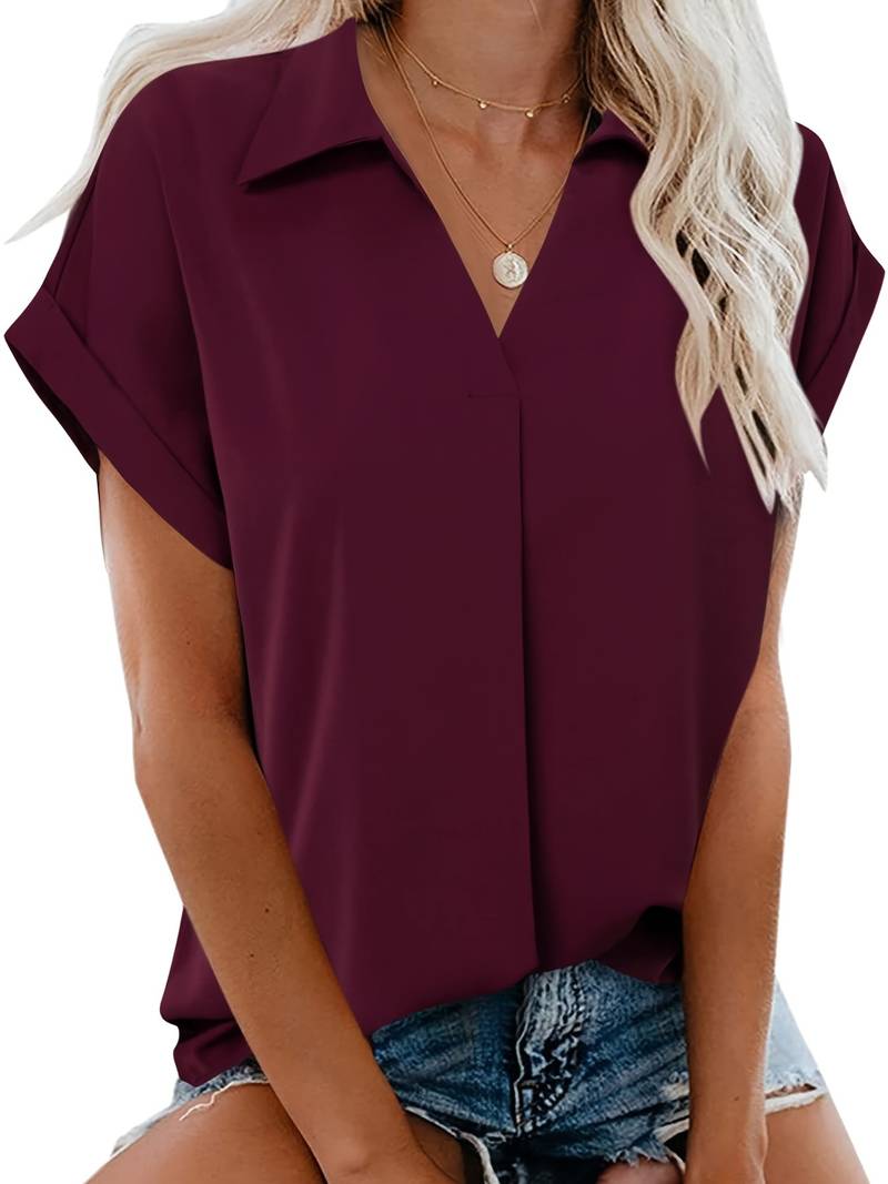 Chloe - casual turn down collar summer shirt