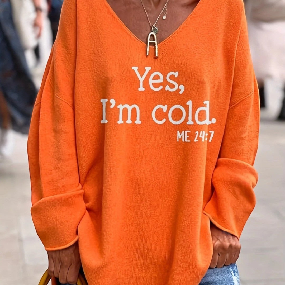 Women’s Casual V-Neck Sweater