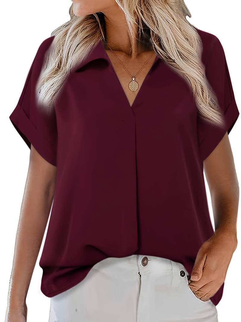 Chloe - casual turn down collar summer shirt