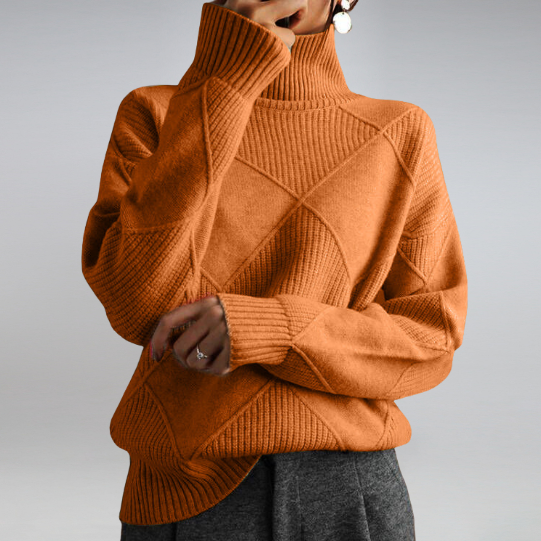 Anna - Cashmere Turtleneck Sweater