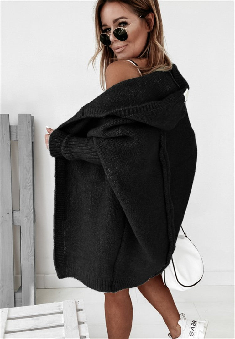 Noa - Oversized Hooded women's Cardigan