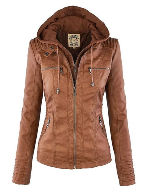 Zara - stylish leather jacket for women