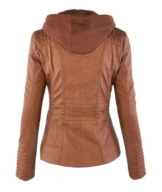 Zara - stylish leather jacket for women