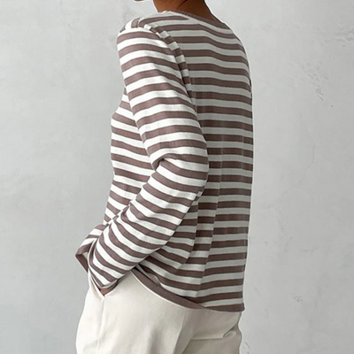 Zara – striped long sleeve shirt for women