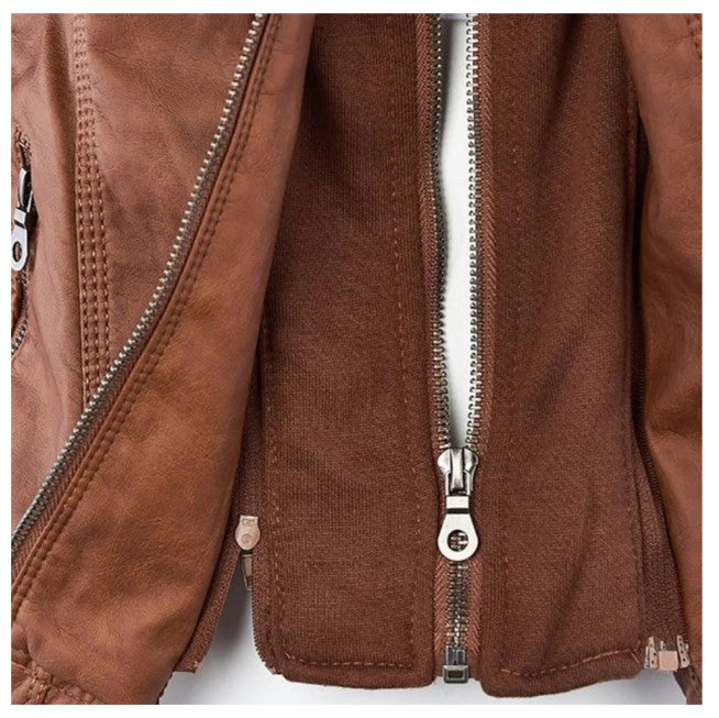 Zara - stylish leather jacket for women