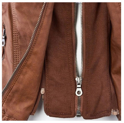 Zara - stylish leather jacket for women