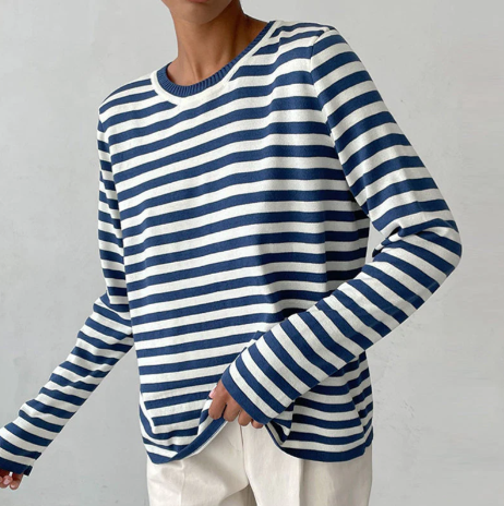 Zara – striped long sleeve shirt for women