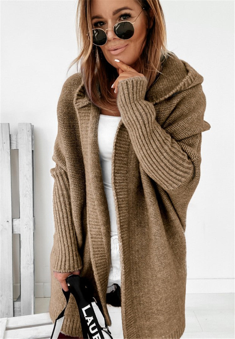 Noa - Oversized Hooded women's Cardigan