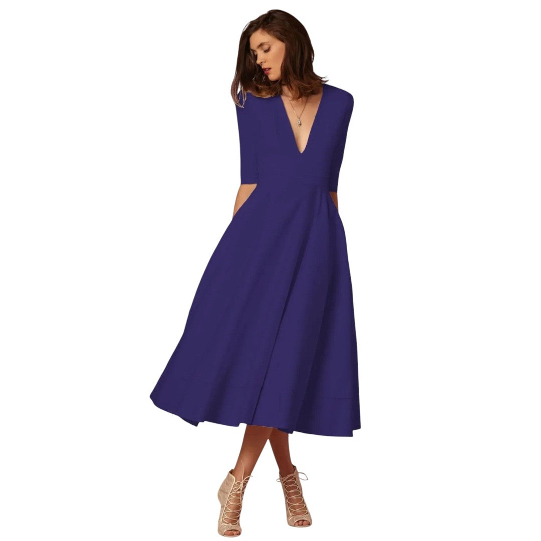 women’s evening midi dress