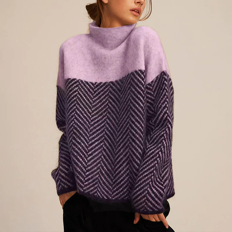 Soft Cashmere Turtleneck Sweater - Claire