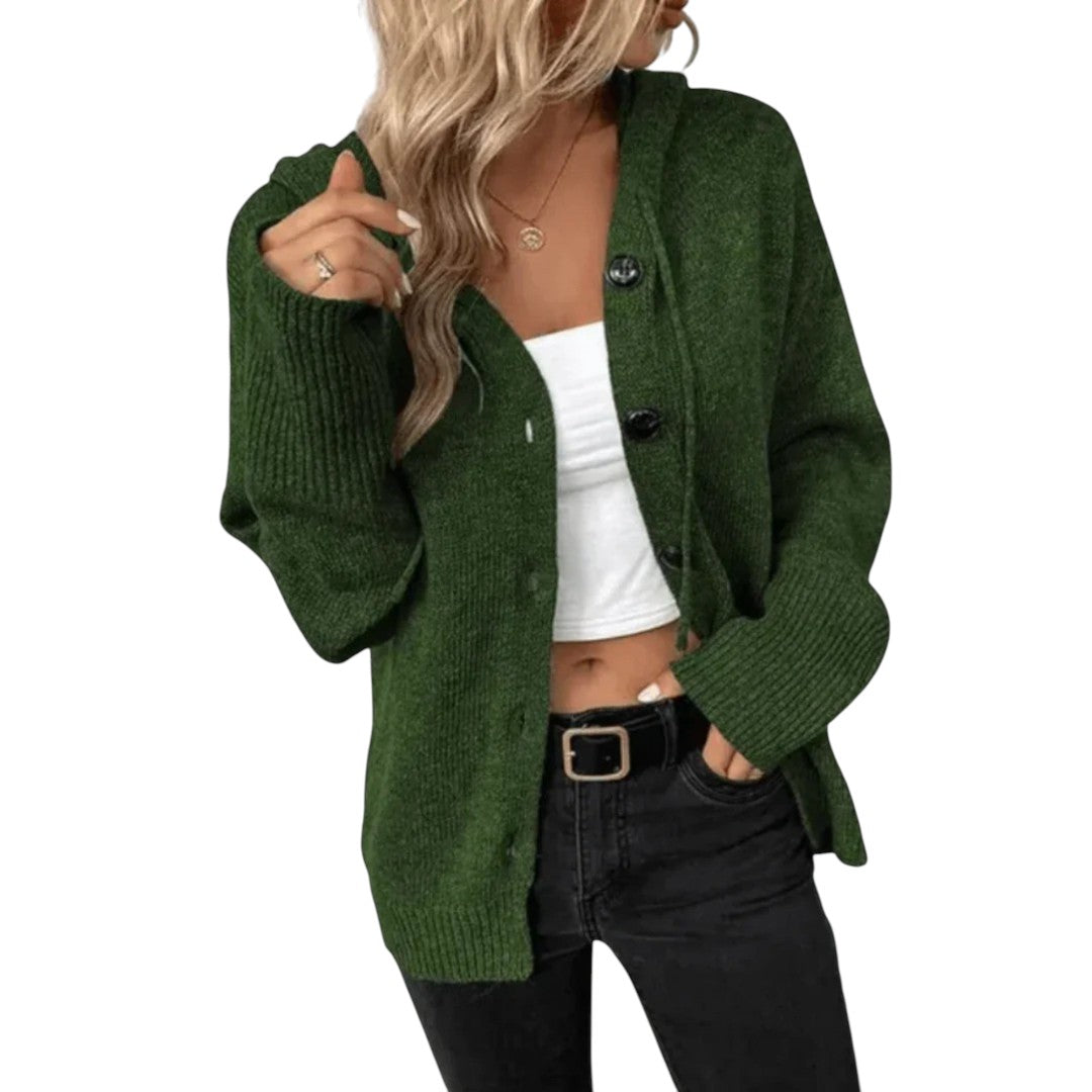 Women’s Hooded Knit Cardigan