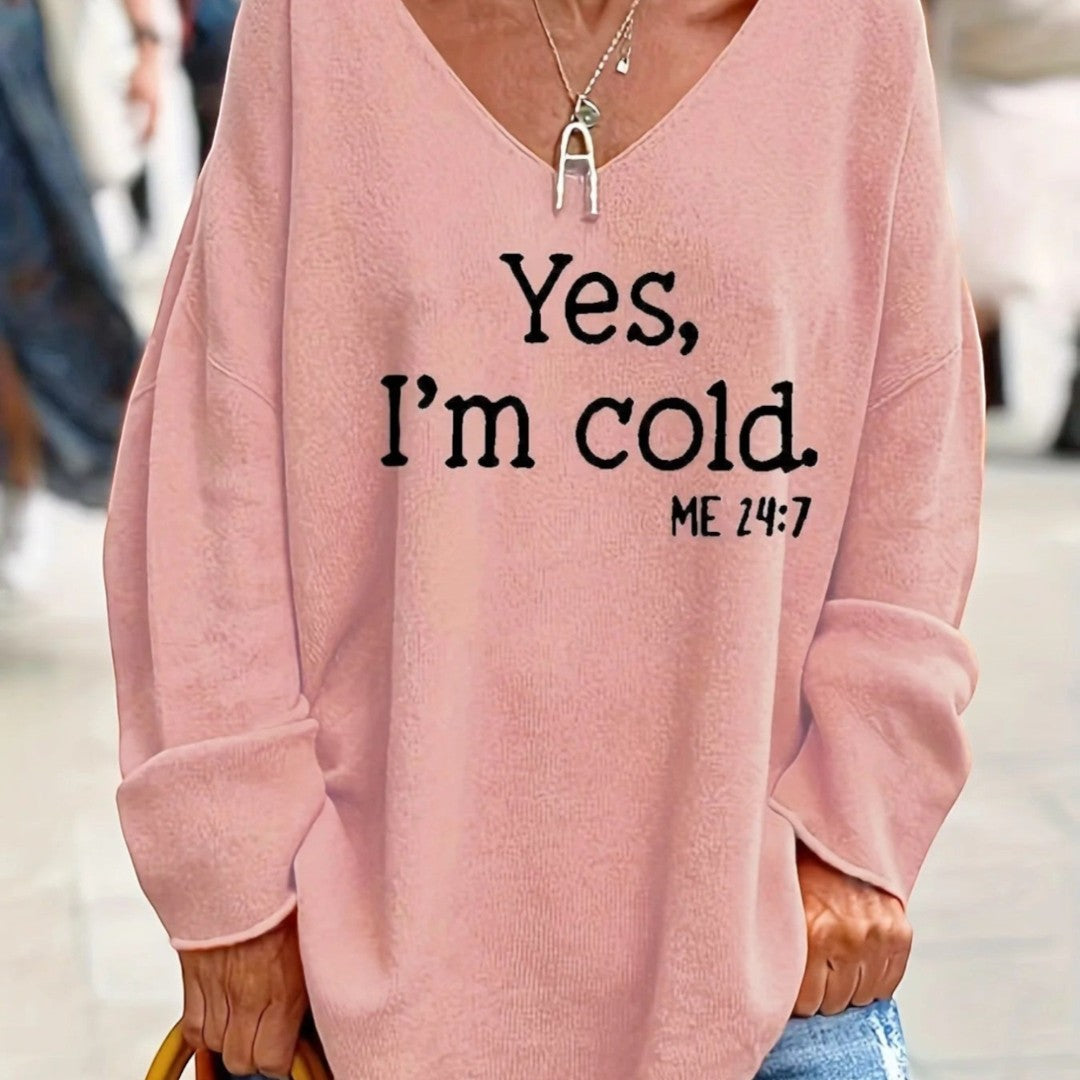 Women’s Casual V-Neck Sweater