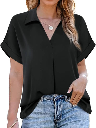 Chloe - casual turn down collar summer shirt