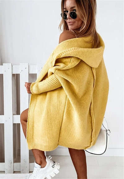 Noa - Oversized Hooded women's Cardigan