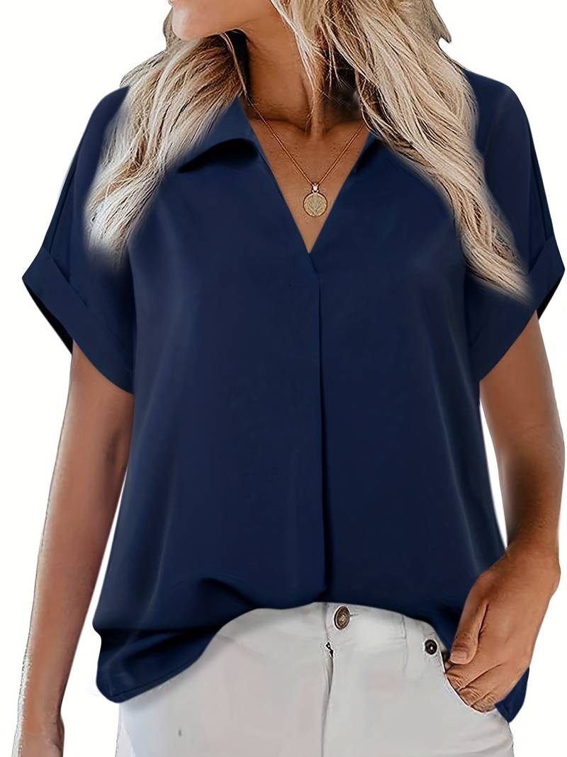 Chloe - casual turn down collar summer shirt