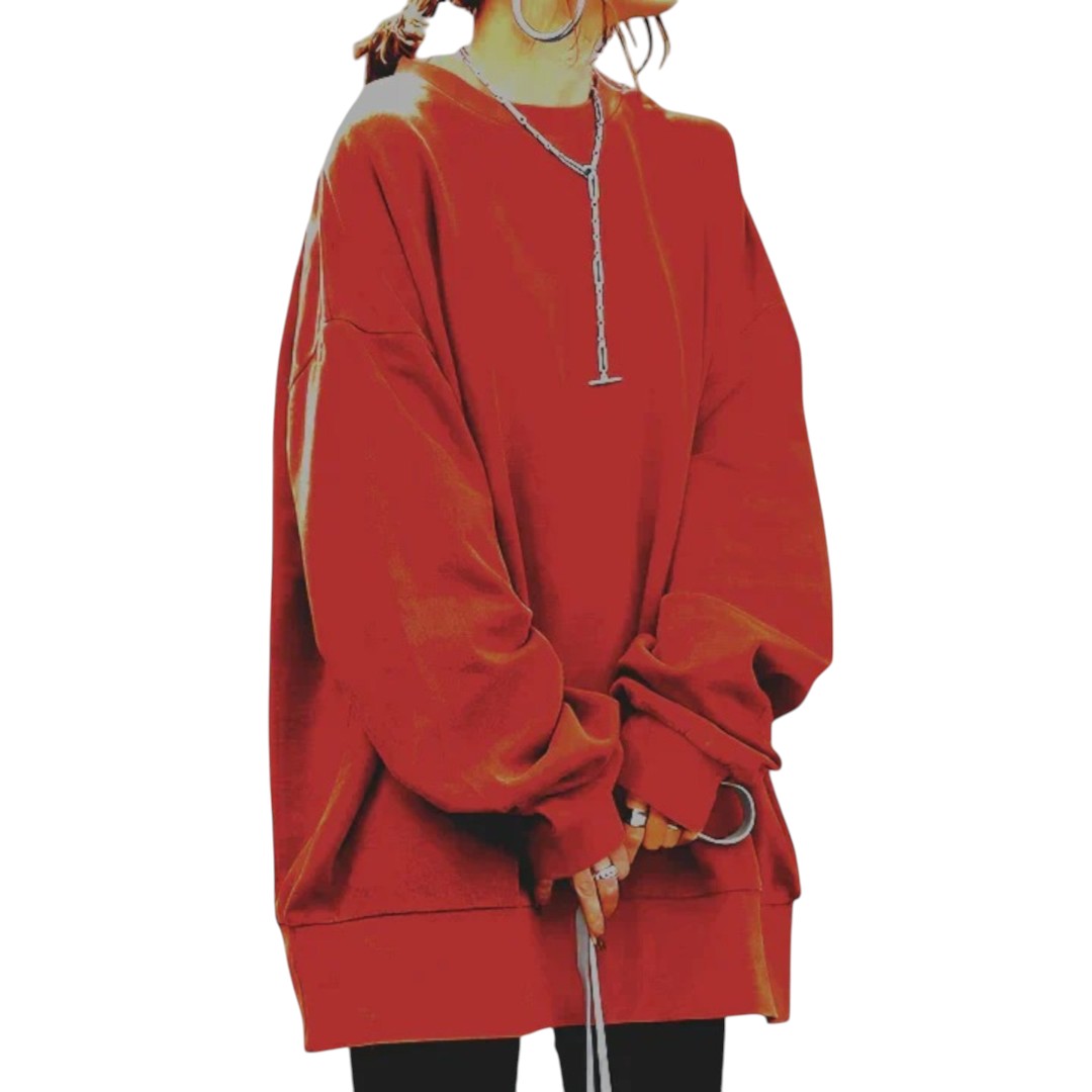 Crew Neck Sweatshirt for Women