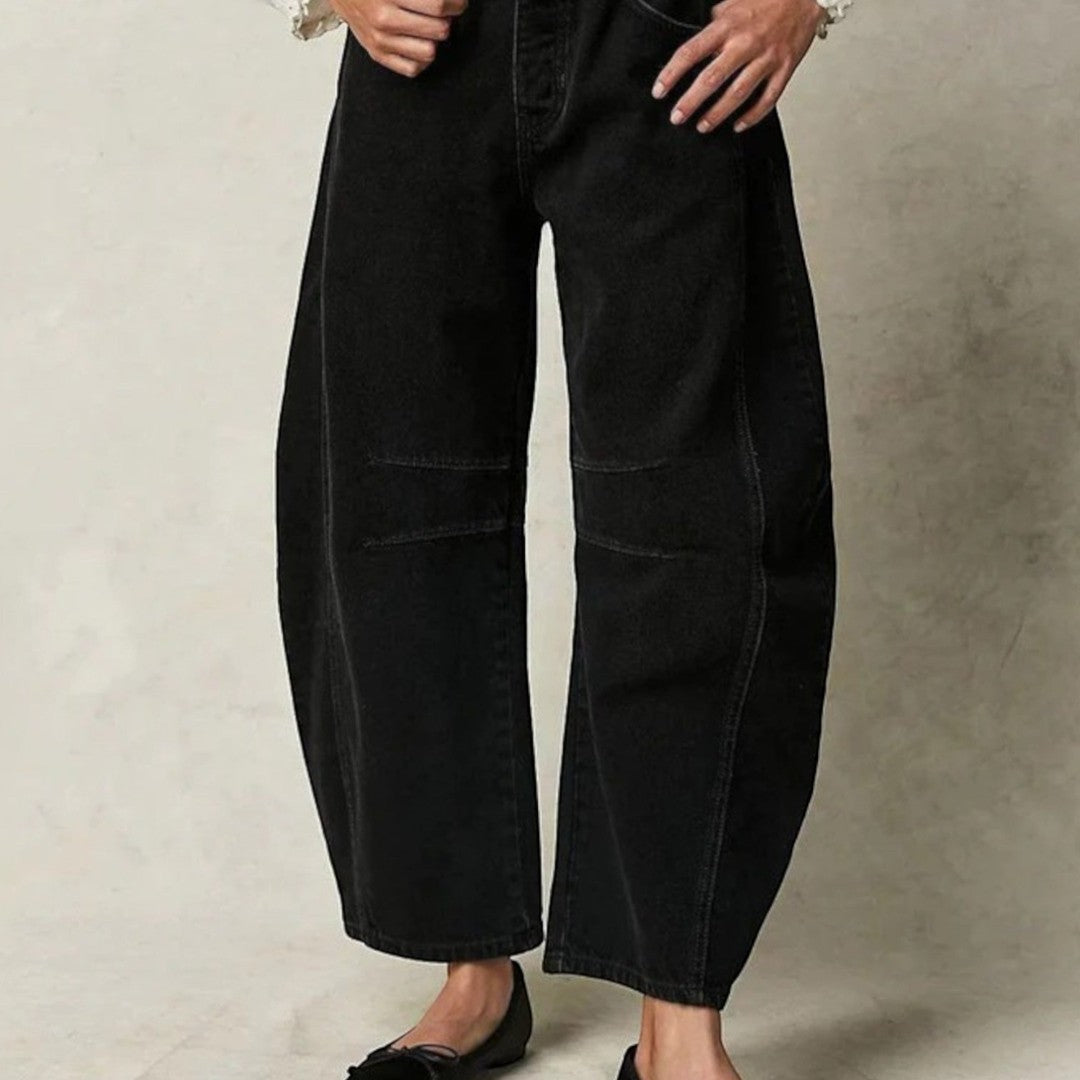 Women’s Mid-Rise Barrel Jeans