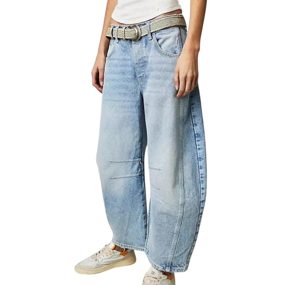 Women’s Mid-Rise Barrel Jeans