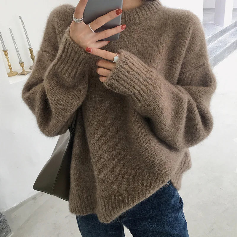 Olivia - fashionable cashmere long-sleeved sweater