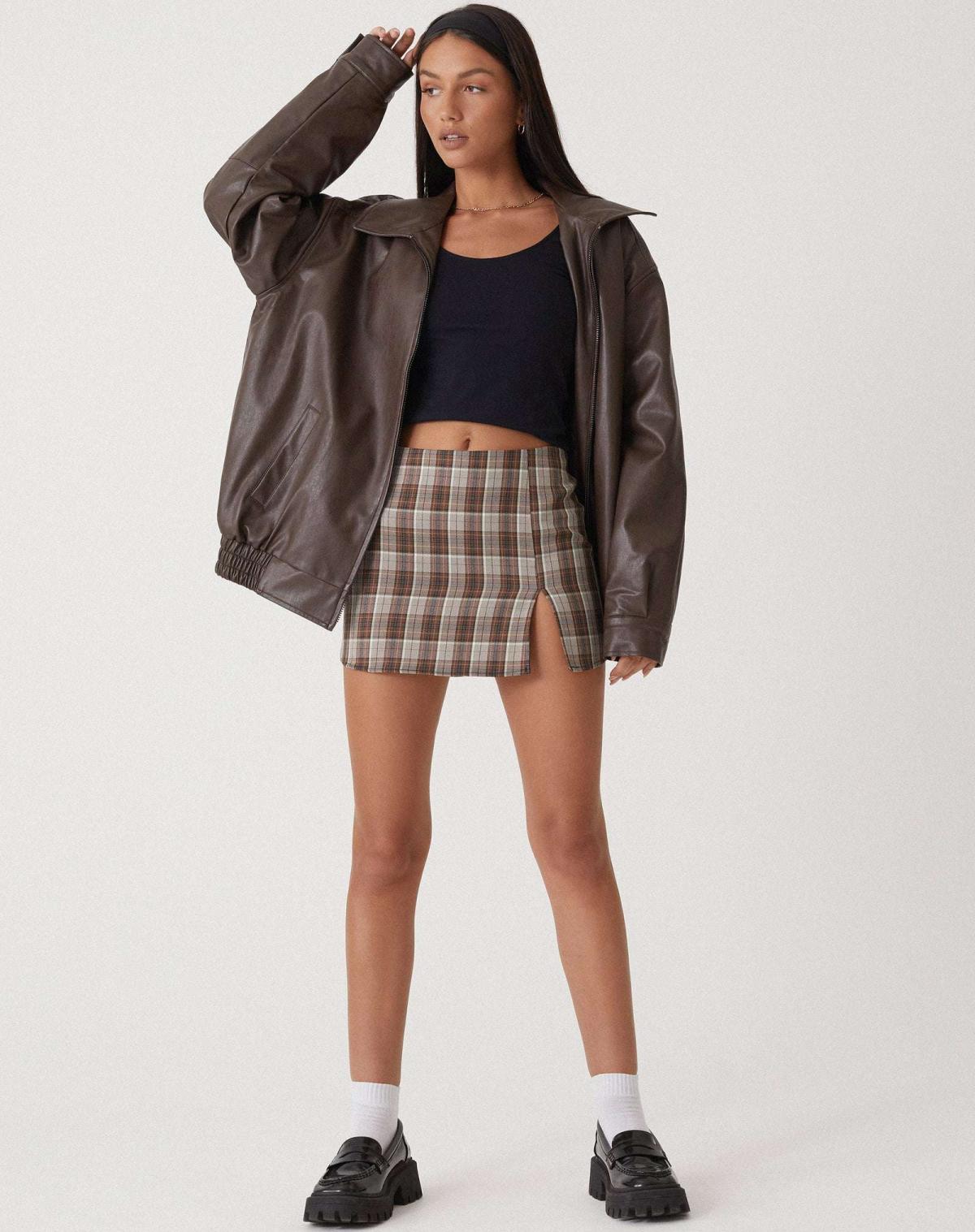 Olivia - Women's Oversized Loose Leather Jacket